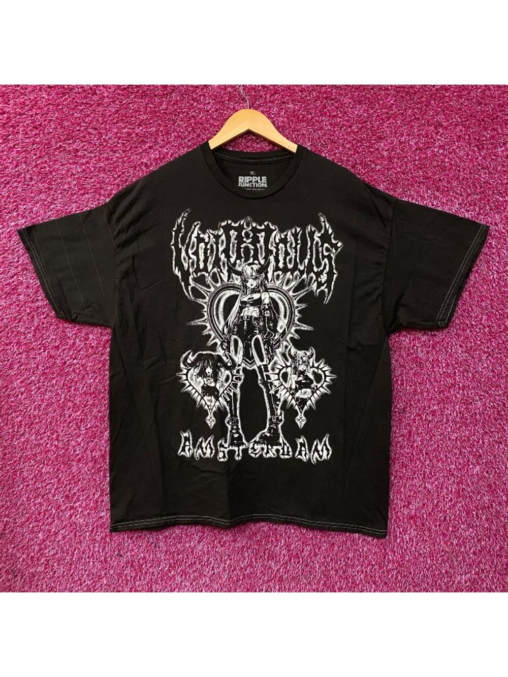 Ripple Junction Amsterdam Gothic Anime Graphic T-Shirt XL